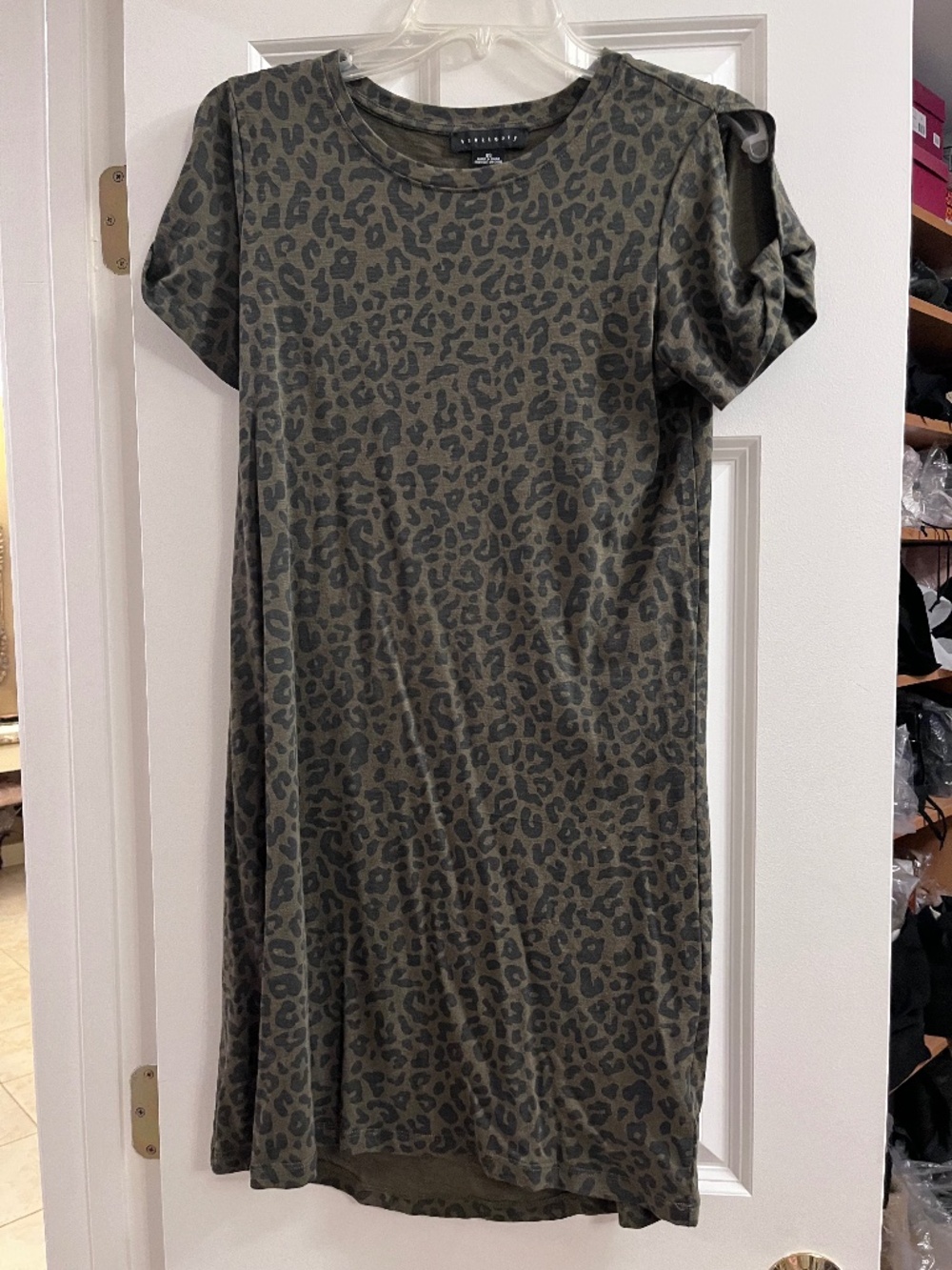 Sanctuary leopard dress sz XS; like new